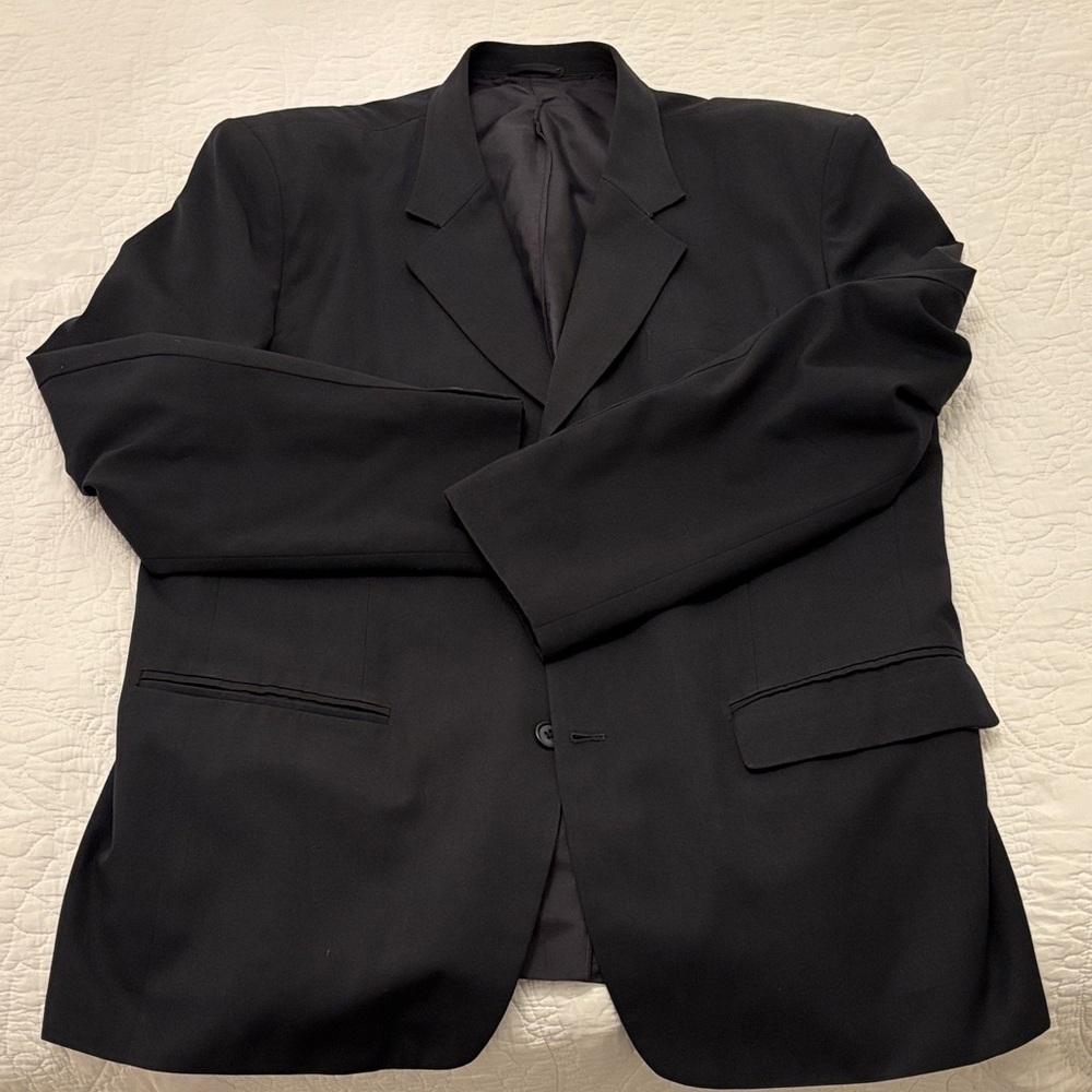 Elegant Men's Navy Blue Blazer